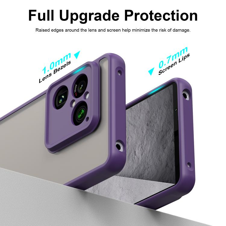 For Sony Xperia 1 VIII Fan Dun Series TPU Hybrid PC Frosted Phone Case