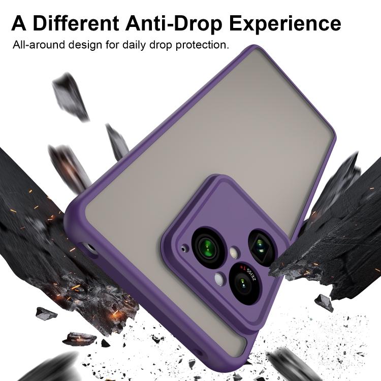 For Sony Xperia 1 VIII Fan Dun Series TPU Hybrid PC Frosted Phone Case