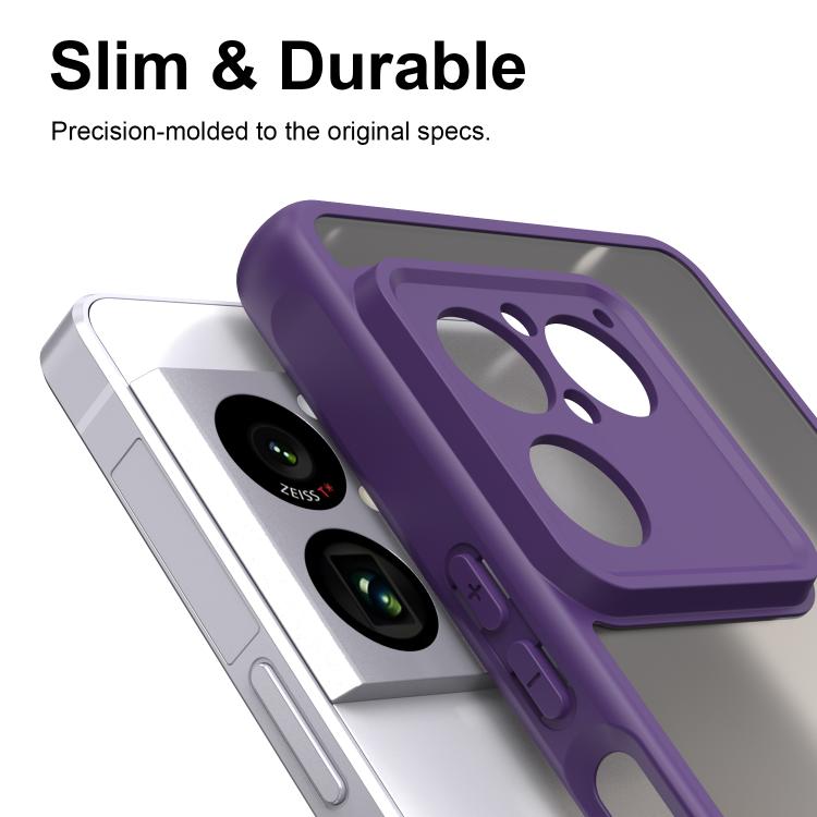 For Sony Xperia 1 VIII Fan Dun Series TPU Hybrid PC Frosted Phone Case