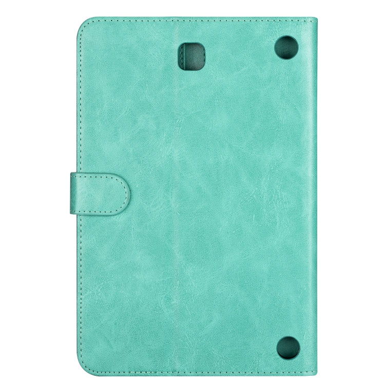 For Samsung Galaxy Tab A8.0 (2015) T35 Fashion Calf Texture Zipper Horizontal Flip Leather Case with Stand & Card Slots & Wallet & Wake-up / Sleep Function