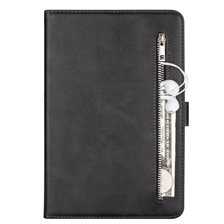 For Samsung Galaxy Tab A8.0 (2015) T35 Fashion Calf Texture Zipper Horizontal Flip Leather Case with Stand & Card Slots & Wallet & Wake-up / Sleep Function