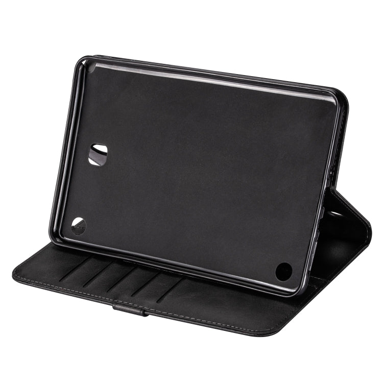 For Samsung Galaxy Tab A8.0 (2015) T35 Fashion Calf Texture Zipper Horizontal Flip Leather Case with Stand & Card Slots & Wallet & Wake-up / Sleep Function