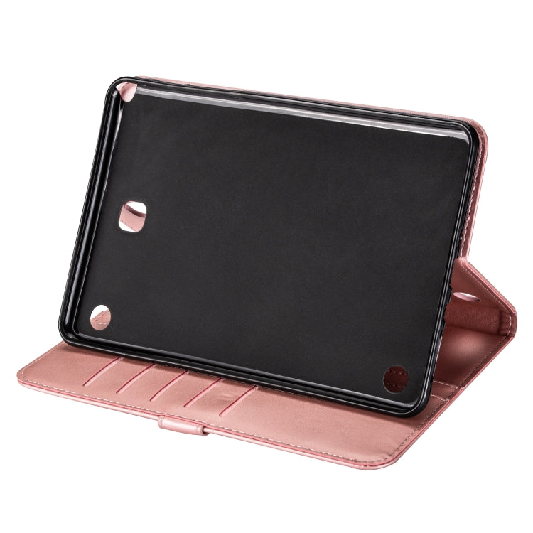 For Samsung Galaxy Tab A8.0 (2015) T35 Fashion Calf Texture Zipper Horizontal Flip Leather Case with Stand & Card Slots & Wallet & Wake-up / Sleep Function