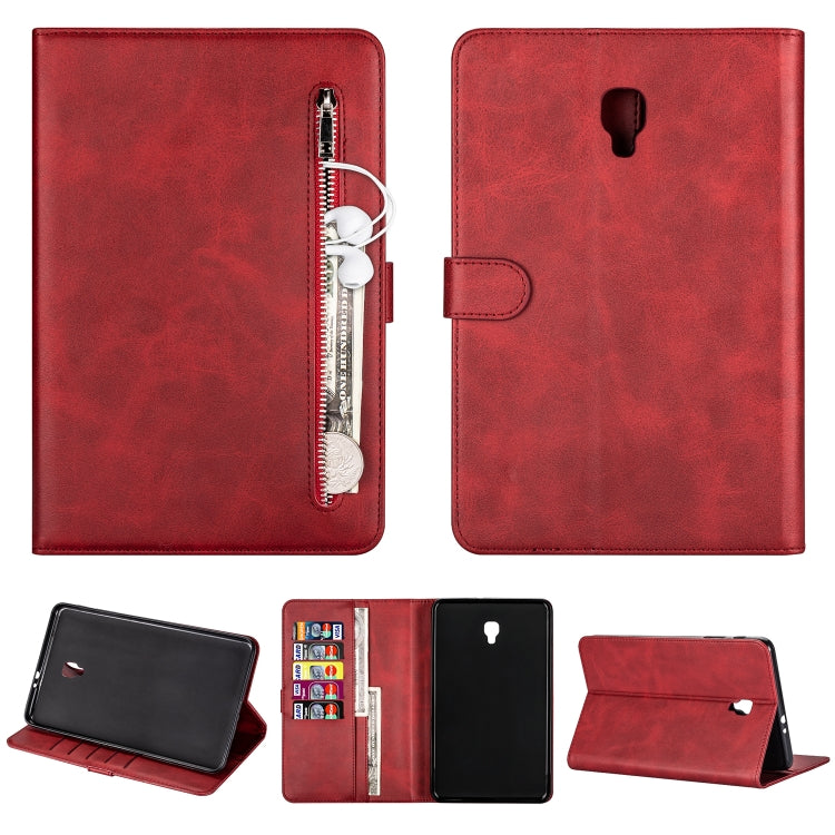 For Samsung Galaxy Tab A8.0 (2017) T380 Fashion Calf Texture Zipper Horizontal Flip Leather Case with Stand & Card Slots & Wallet & Wake-up / Sleep Function