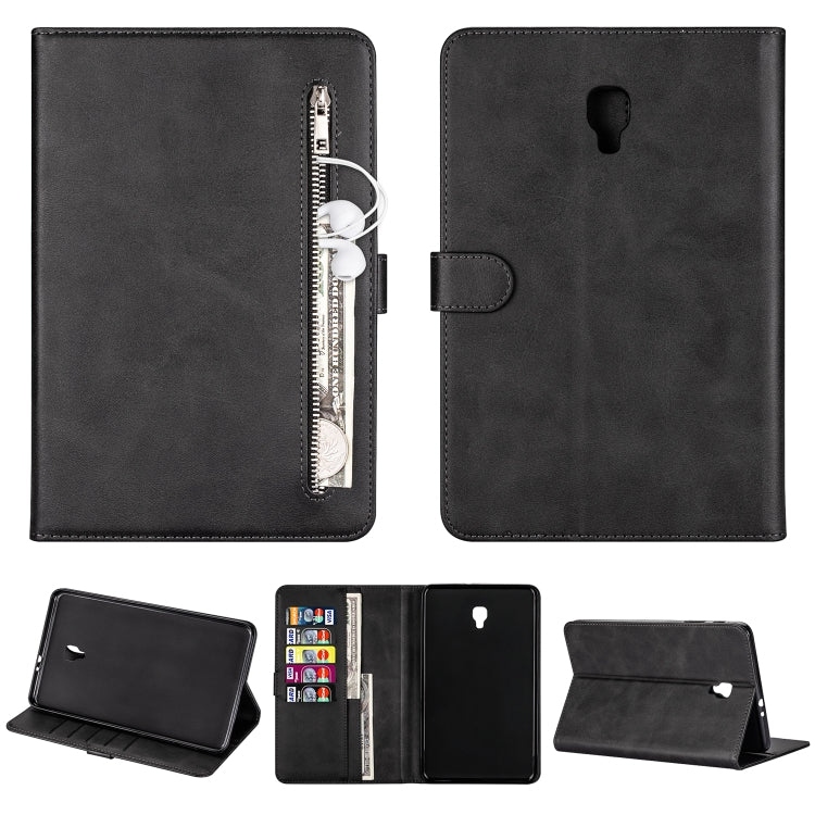 For Samsung Galaxy Tab A8.0 (2017) T380 Fashion Calf Texture Zipper Horizontal Flip Leather Case with Stand & Card Slots & Wallet & Wake-up / Sleep Function