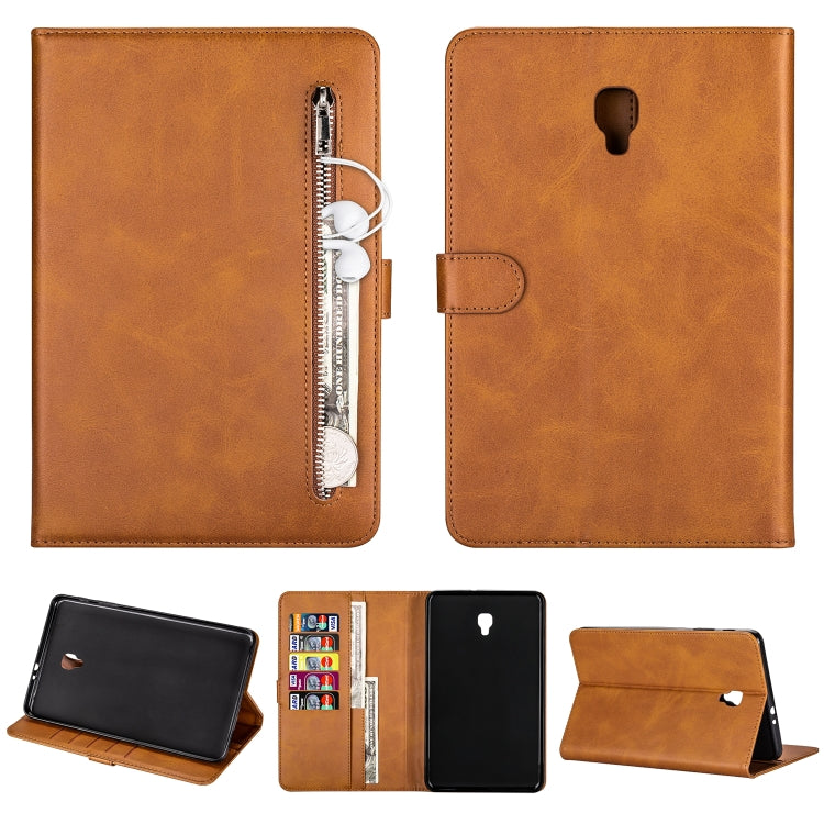 For Samsung Galaxy Tab A8.0 (2017) T380 Fashion Calf Texture Zipper Horizontal Flip Leather Case with Stand & Card Slots & Wallet & Wake-up / Sleep Function