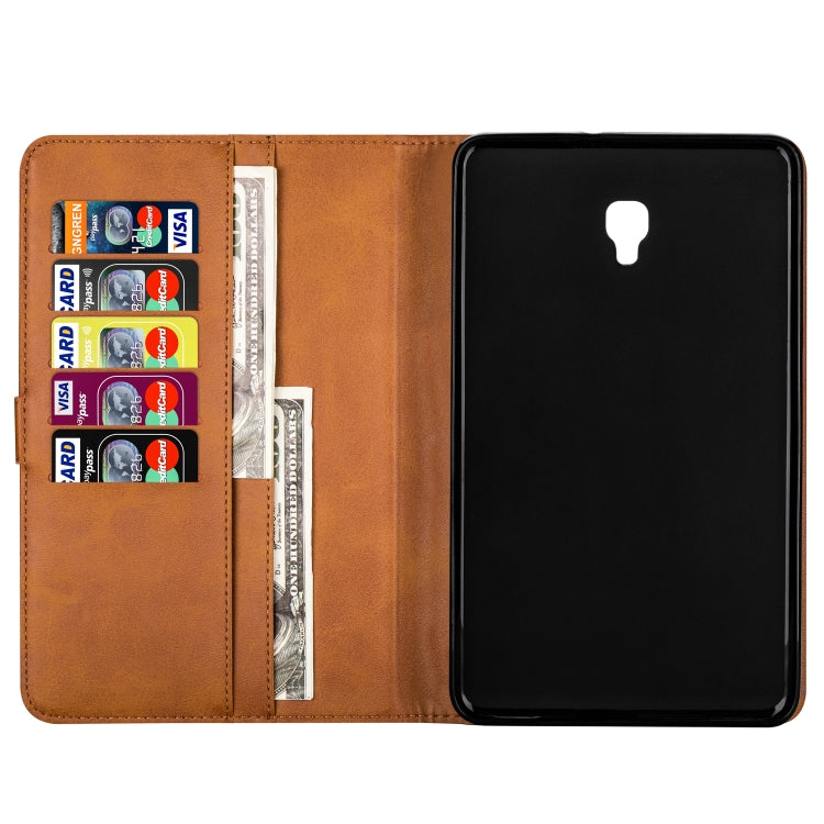 For Samsung Galaxy Tab A8.0 (2017) T380 Fashion Calf Texture Zipper Horizontal Flip Leather Case with Stand & Card Slots & Wallet & Wake-up / Sleep Function