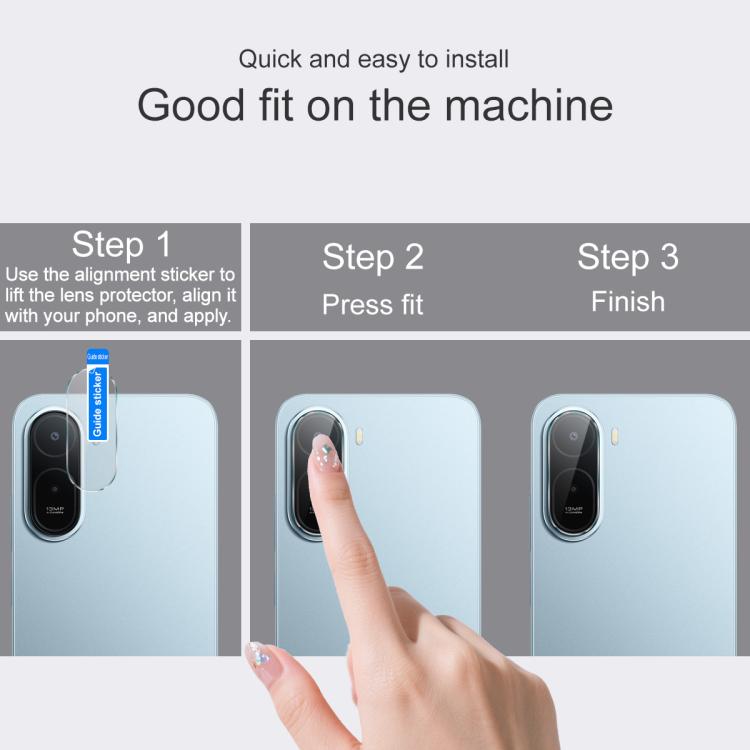 For Redmi A7 Pro 4G IMAK Rear Camera Lens Glass Film Thin Version