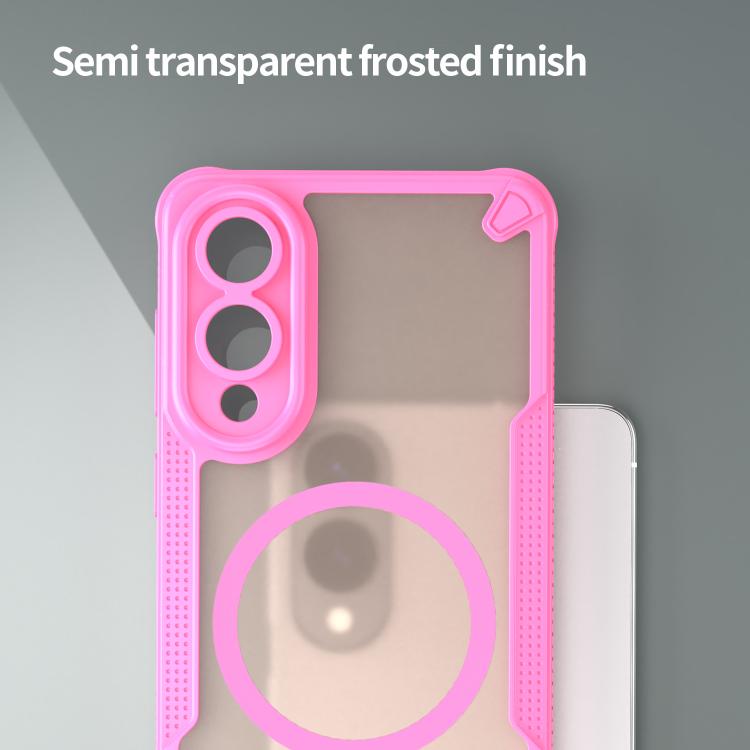 For Samsung Galaxy S25 Edge 5G Armor Glaze MagSafe Magnetic Phone Case