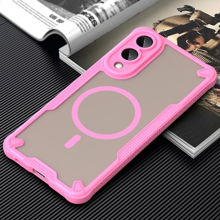 For Samsung Galaxy S25 Edge 5G Armor Glaze MagSafe Magnetic Phone Case