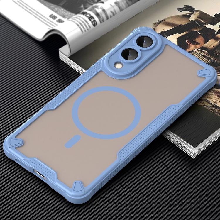 For Samsung Galaxy S25 Edge 5G Armor Glaze MagSafe Magnetic Phone Case