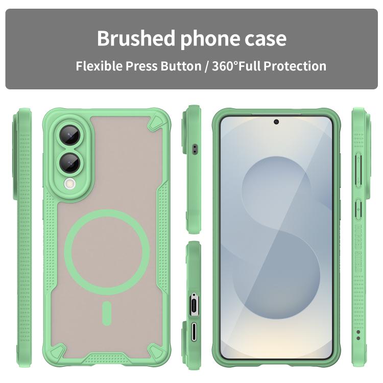 For Samsung Galaxy S25 Edge 5G Armor Glaze MagSafe Magnetic Phone Case
