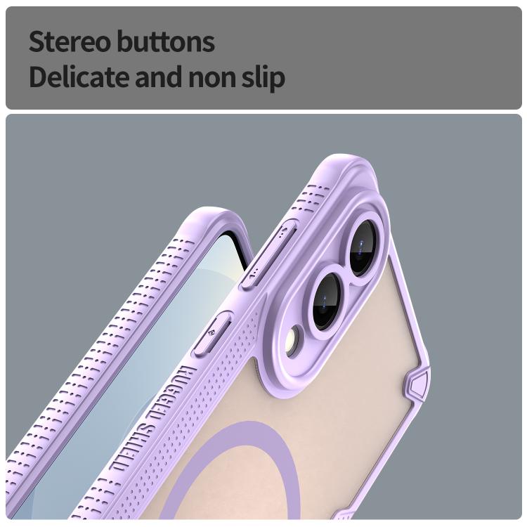 For Samsung Galaxy S25 Edge 5G Armor Glaze MagSafe Magnetic Phone Case