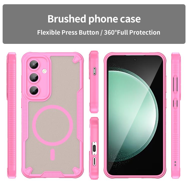 For Samsung Galaxy S24 FE 5G Armor Glaze MagSafe Magnetic Phone Case