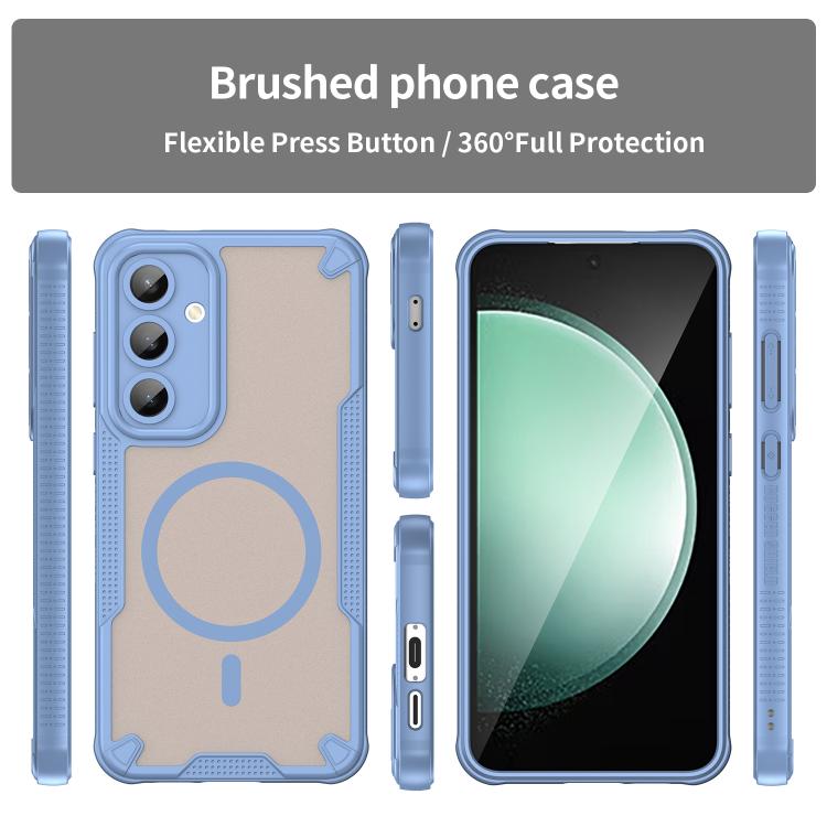 For Samsung Galaxy S24 FE 5G Armor Glaze MagSafe Magnetic Phone Case