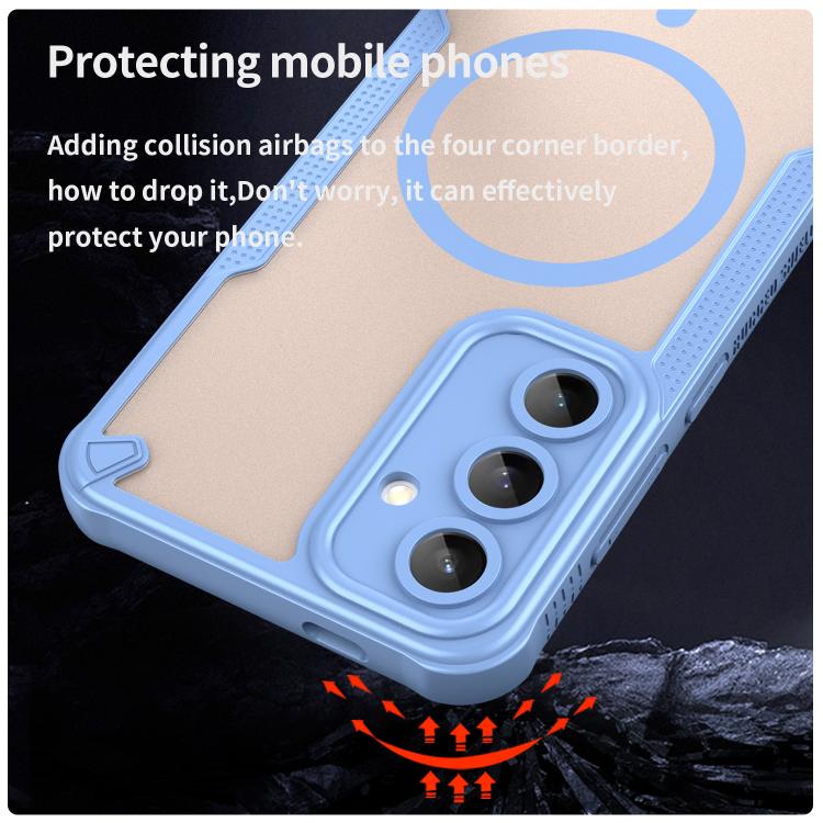 For Samsung Galaxy S24 FE 5G Armor Glaze MagSafe Magnetic Phone Case