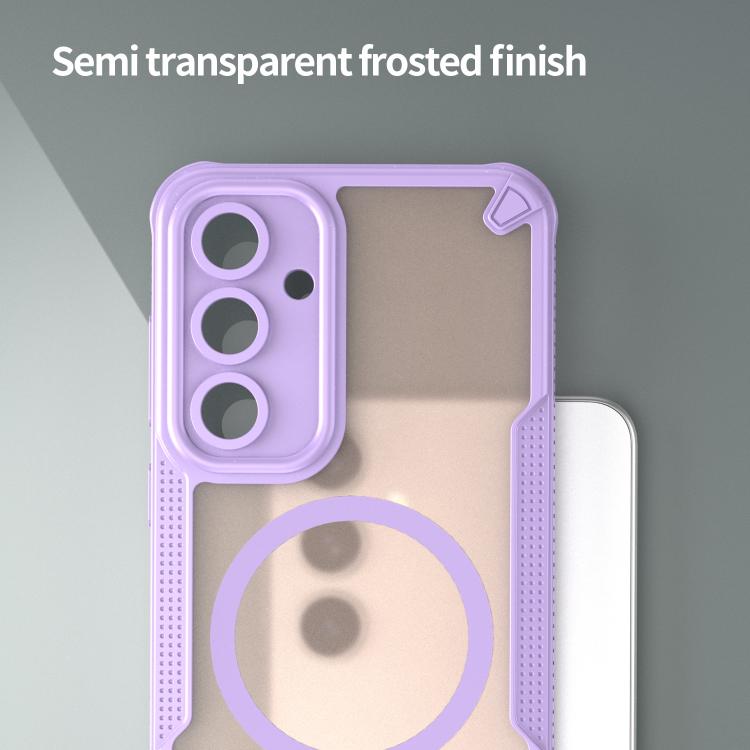 For Samsung Galaxy S24 FE 5G Armor Glaze MagSafe Magnetic Phone Case
