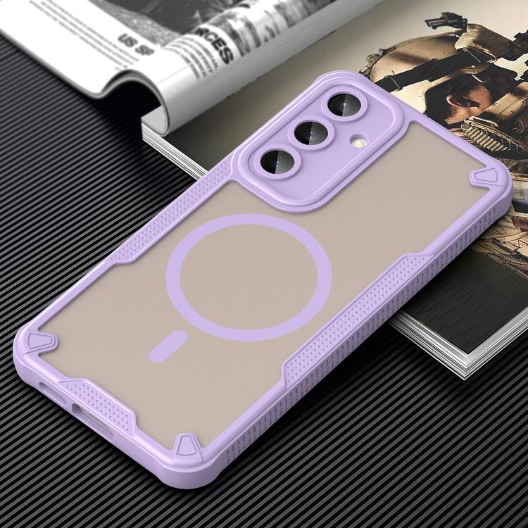 For Samsung Galaxy S24 FE 5G Armor Glaze MagSafe Magnetic Phone Case