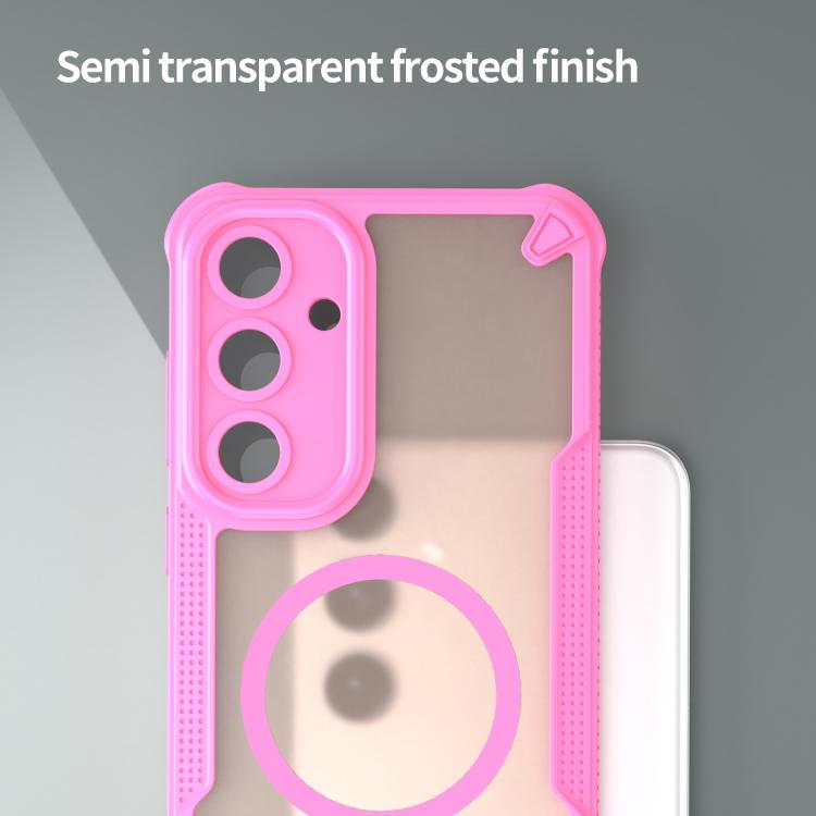 For Samsung Galaxy S25+ 5G Armor Glaze MagSafe Magnetic Phone Case
