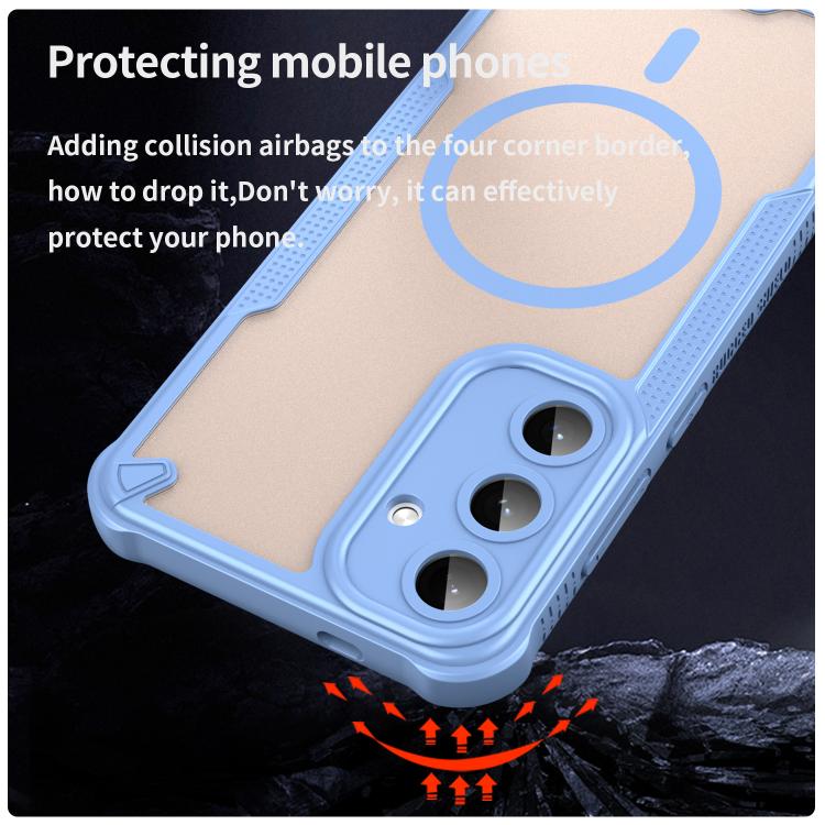 For Samsung Galaxy S25+ 5G Armor Glaze MagSafe Magnetic Phone Case