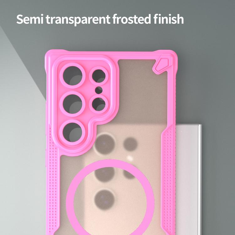 For Samsung Galaxy S24 Ultra 5G Armor Glaze MagSafe Magnetic Phone Case