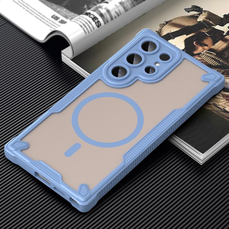 For Samsung Galaxy S24 Ultra 5G Armor Glaze MagSafe Magnetic Phone Case