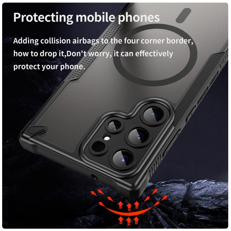 For Samsung Galaxy S23 Ultra 5G Armor Glaze MagSafe Magnetic Phone Case