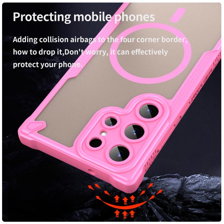For Samsung Galaxy S23 Ultra 5G Armor Glaze MagSafe Magnetic Phone Case