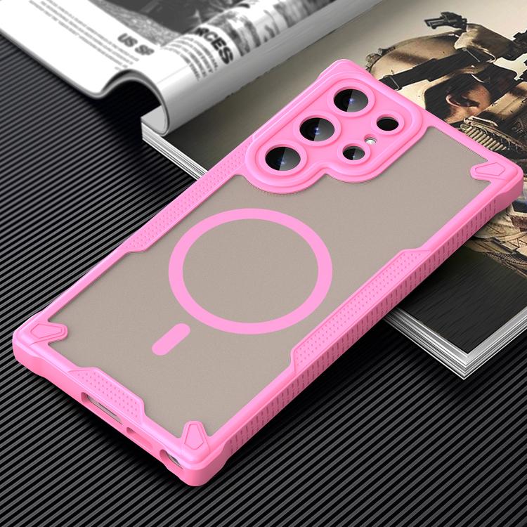 For Samsung Galaxy S23 Ultra 5G Armor Glaze MagSafe Magnetic Phone Case