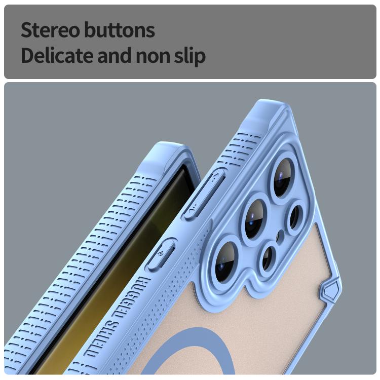 For Samsung Galaxy S23 Ultra 5G Armor Glaze MagSafe Magnetic Phone Case