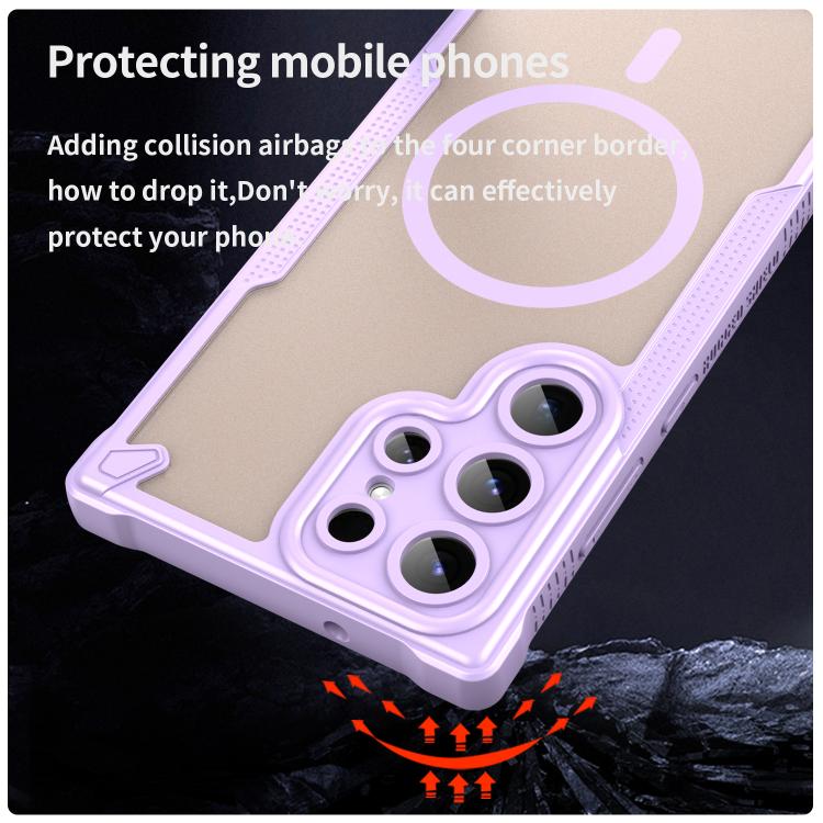 For Samsung Galaxy S23 Ultra 5G Armor Glaze MagSafe Magnetic Phone Case