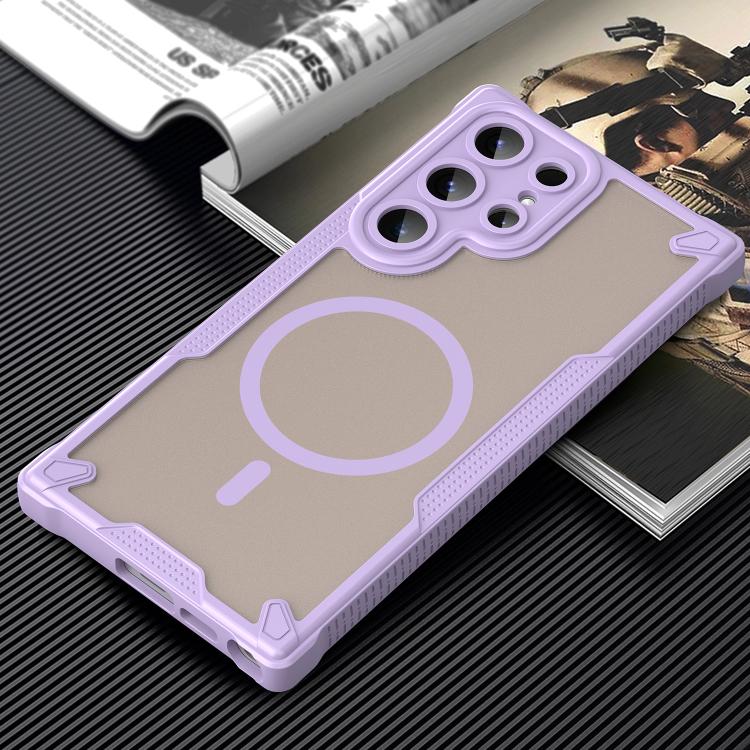 For Samsung Galaxy S23 Ultra 5G Armor Glaze MagSafe Magnetic Phone Case