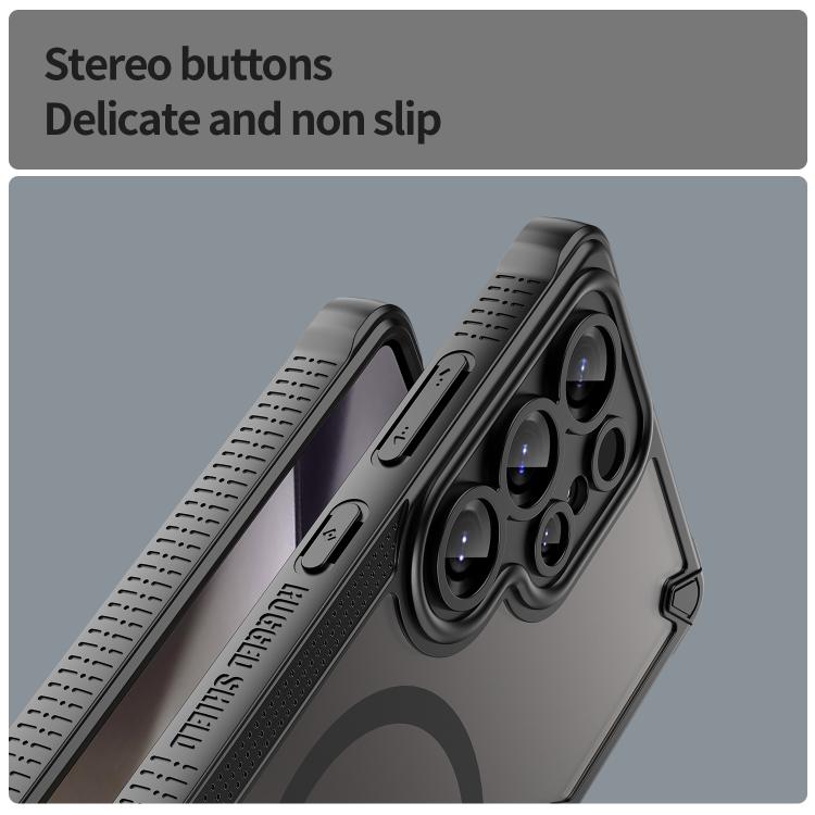For Samsung Galaxy S25 Ultra 5G Armor Glaze MagSafe Magnetic Phone Case