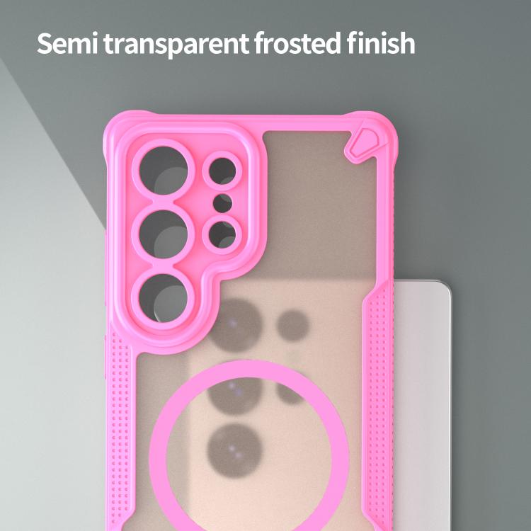 For Samsung Galaxy S25 Ultra 5G Armor Glaze MagSafe Magnetic Phone Case