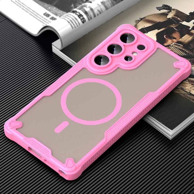 For Samsung Galaxy S25 Ultra 5G Armor Glaze MagSafe Magnetic Phone Case