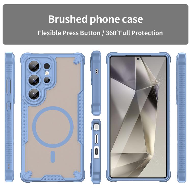 For Samsung Galaxy S25 Ultra 5G Armor Glaze MagSafe Magnetic Phone Case