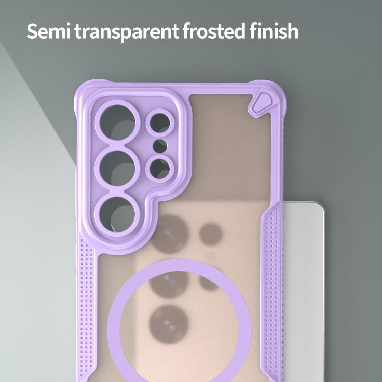 For Samsung Galaxy S25 Ultra 5G Armor Glaze MagSafe Magnetic Phone Case