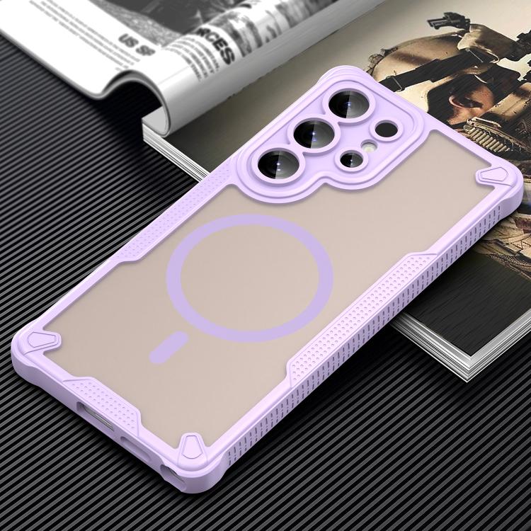 For Samsung Galaxy S25 Ultra 5G Armor Glaze MagSafe Magnetic Phone Case