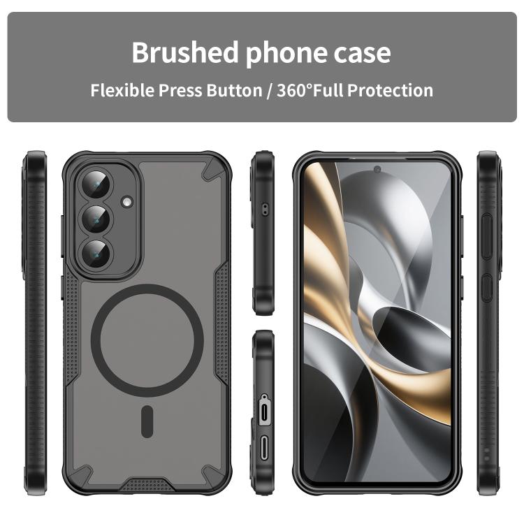 For Samsung Galaxy S25 FE 5G Armor Glaze MagSafe Magnetic Phone Case