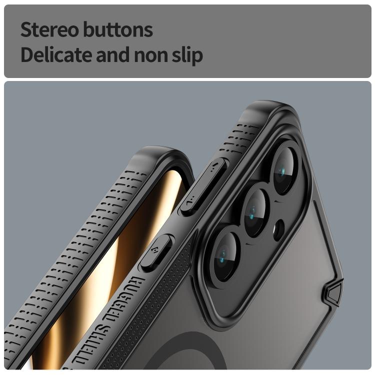 For Samsung Galaxy S25 FE 5G Armor Glaze MagSafe Magnetic Phone Case