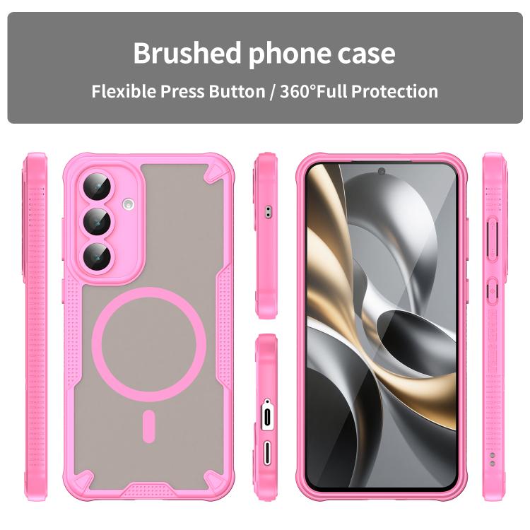 For Samsung Galaxy S25 FE 5G Armor Glaze MagSafe Magnetic Phone Case