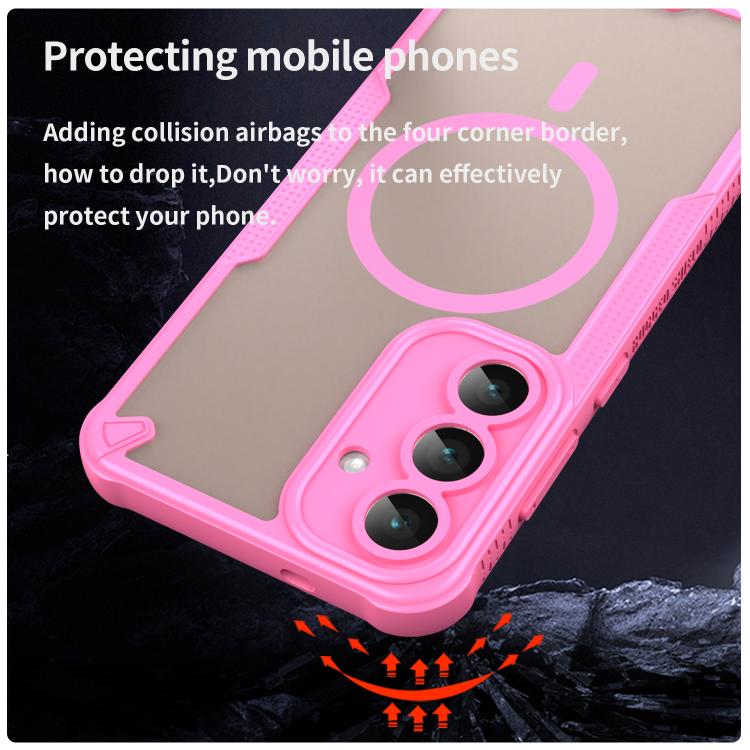 For Samsung Galaxy S25 FE 5G Armor Glaze MagSafe Magnetic Phone Case