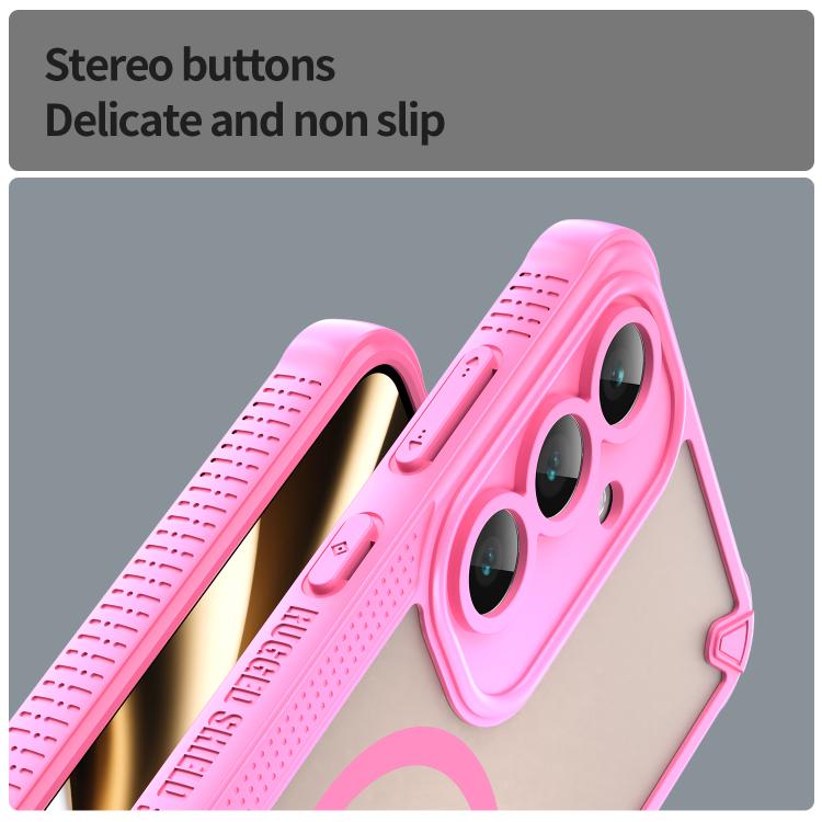 For Samsung Galaxy S25 FE 5G Armor Glaze MagSafe Magnetic Phone Case