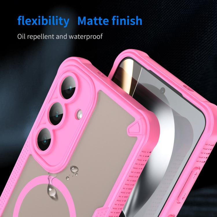 For Samsung Galaxy S25 FE 5G Armor Glaze MagSafe Magnetic Phone Case