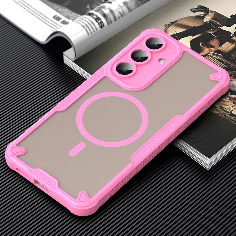 For Samsung Galaxy S25 FE 5G Armor Glaze MagSafe Magnetic Phone Case