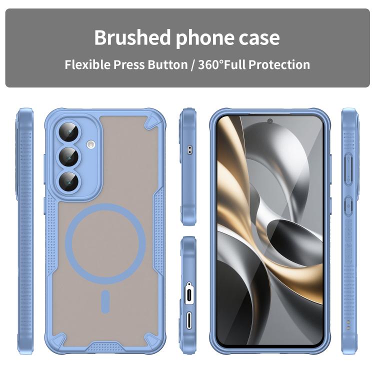 For Samsung Galaxy S25 FE 5G Armor Glaze MagSafe Magnetic Phone Case