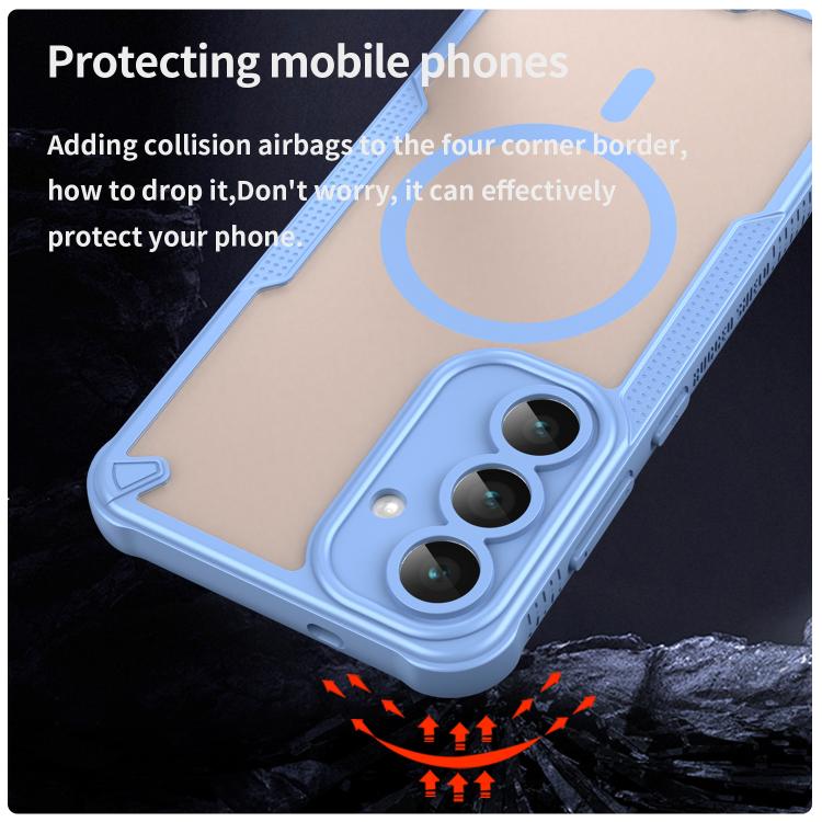 For Samsung Galaxy S25 FE 5G Armor Glaze MagSafe Magnetic Phone Case