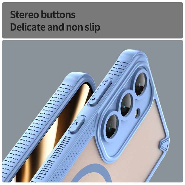 For Samsung Galaxy S25 FE 5G Armor Glaze MagSafe Magnetic Phone Case