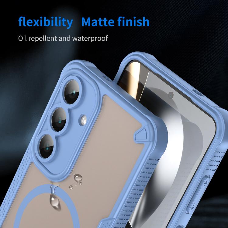 For Samsung Galaxy S25 FE 5G Armor Glaze MagSafe Magnetic Phone Case