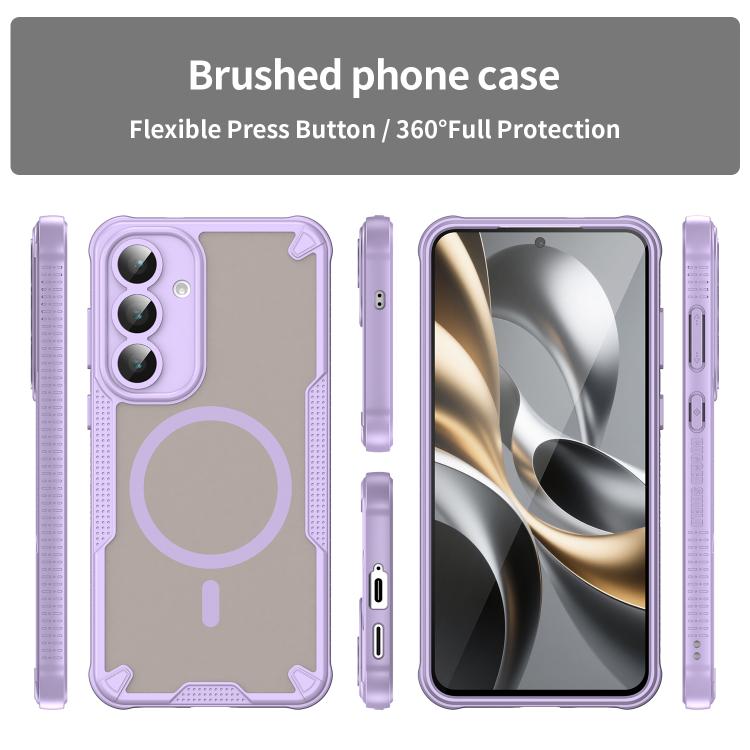 For Samsung Galaxy S25 FE 5G Armor Glaze MagSafe Magnetic Phone Case